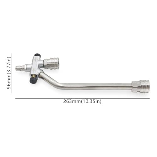 Tool Daily Foam Cannon Accessory with 5 Pressure Washer Nozzles and Quick Connect