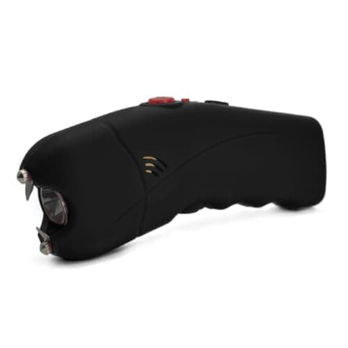 FURY Cyclone Stun Gun with Flashlight & Alarm – Rechargeable, Comfort Grip, Synthetic Leather Case
