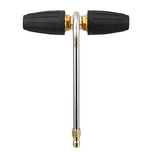 Pressure Washer Gutter Cleaner Tool with 2 Rotating Turbo Nozzles