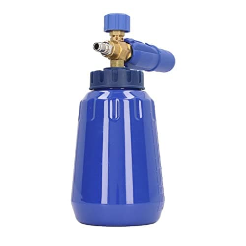 1L 4000psi Tool Daily Foam Cannon with 1/4in NPT Quick Connect Pressure Washer Foam Generator (Blue) - Heavy Duty Cleaning, Professional Grade, Homeowners and Contractors
