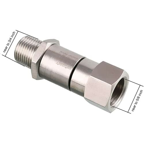 Pressure Washer Adapter Set for Daily Use, 3/8 Inch NPT-M Male Thread, 4000 PSI