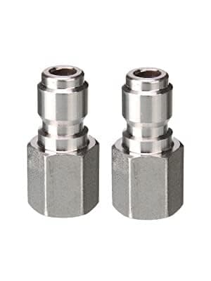 Quick Connect Pressure Washer Coupler, 2-Pack