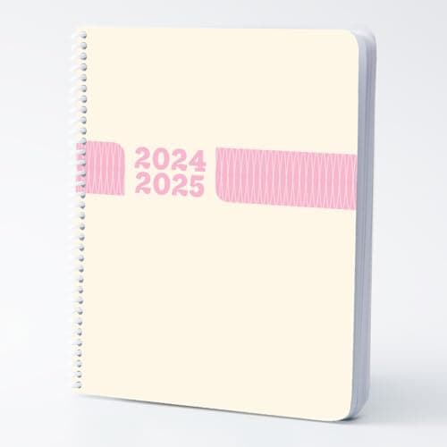 College Planner 2024-2025 for Students (Cream, Pink & Sea Foam)