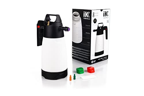 Goizper Group iK Sprayers Foam Pro 2+ Pump Spray Foamer for Professional Car Wash & Detailing - Dry/Wet Foam, Pressure Release Safety Valve, 1.25 Liters PVC Hoses