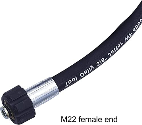 Tool Daily Pressure Washer 8 FT Whip Hose with Swivel Reel Connector