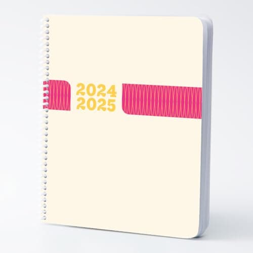 College Planner 2024-2025 for Students (Cream, Pink & Sea Foam)