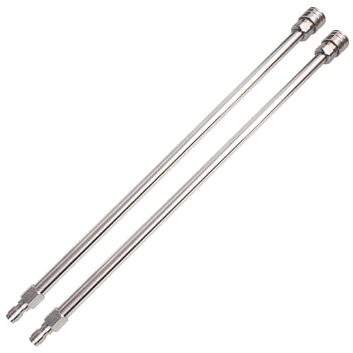 Hourleey 2-Pack 17 Inch Pressure Washer Wand, Stainless Steel for Power Wash