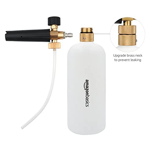 Amazon Basics Foam Cannon with Quick Connector for Pressure Washer - Professional Grade for Heavy Cleaning Tasks
| Amazon Basics Foam Cannon 1/4-Inch Quick Connector Pressure Washer Add-On - Economical Choice for Cost-Sensitive Homeowners
| Amazon B