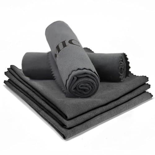 PINGMIC 12"×12" Lint-Free Gray Silicon Gun Cleaning Cloth