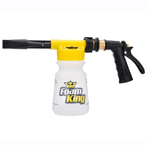 Foam King™ Car Wash Foam Gun & Microfiber Mitt, Garden Hose Attachment