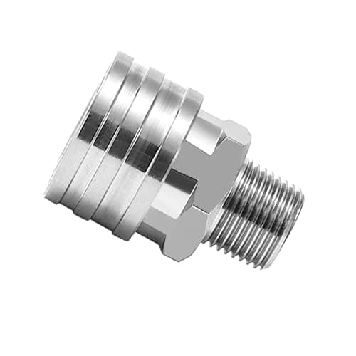 Pressure Washer Adapter Set for Daily Use, 3/8'' Male Thread Fitting, 5000 PSI
