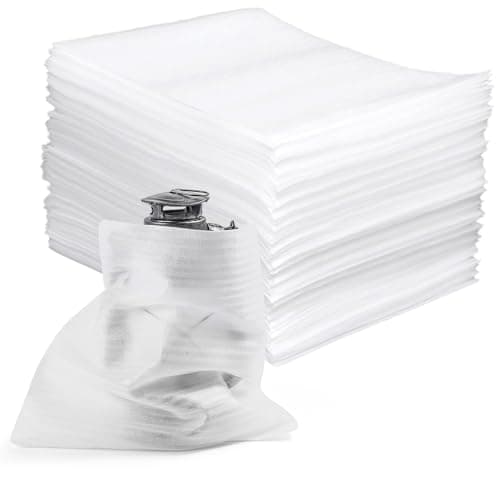Cushion Foam Wrap Pouches for Protecting Mugs, Cups, Glasses and Dishes - Ideal for Moving and Storage