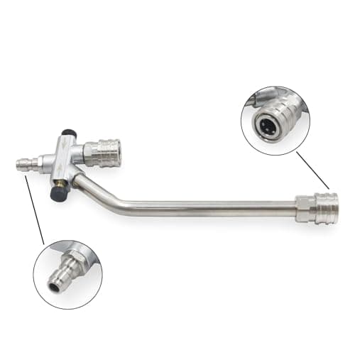 Tool Daily Foam Cannon Accessory with 5 Pressure Washer Nozzles and Quick Connect