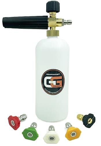 Foam Cannon 1/4 Inch Quick Connector 1 Liter 5 Pressure Washer Nozzle Tips
Foam Cannon 1/4 Inch Quick Connector 1 Liter High Pressure Washing
Foam Cannon 1/4 Inch Quick Connector 1 Liter Versatile Pressure Washer Solution