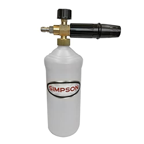 Simpson Cleaning 80271 Pressure Washer Foam Cannon - Quick Connect - White
| Simpson Cleaning 80271 Pressure Washer Foam Cannon - 1 Liter Capacity - White
| Simpson Cleaning 80271 Pressure Washer Foam Cannon - Ideal for Professional Use - White