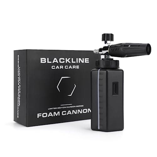Blackline Foam Cannon for Pressure Washers, Durable Safe Car & Truck Wash, Thick Foam Sprayer, 1L Bottle & Quick Connect