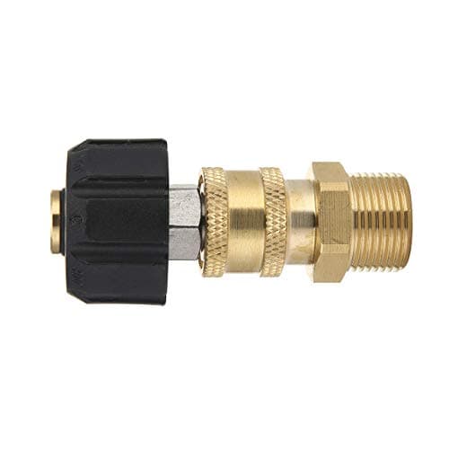 M MINGLE Pressure Washer Adapter Set: Quick Connect Gun to Wand M22