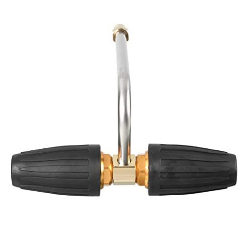 Pressure Washer Gutter Cleaner Tool with 2 Rotating Turbo Nozzles