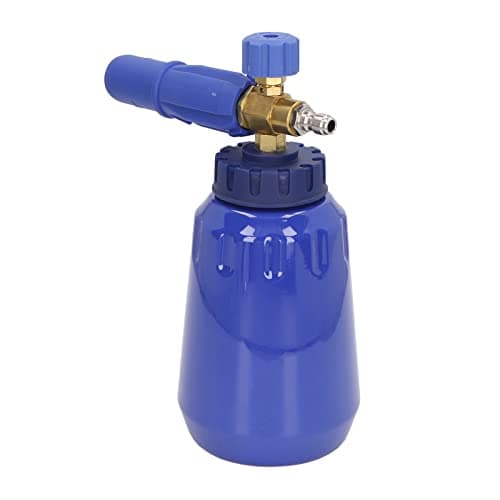 1L 4000psi Tool Daily Foam Cannon with 1/4in NPT Quick Connect Pressure Washer Foam Generator (Blue) - Heavy Duty Cleaning, Professional Grade, Homeowners and Contractors