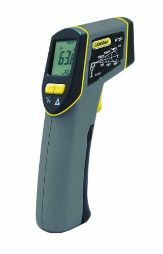 Non-Contact Digital Laser Temperature Gun -4 to 608°F (-20 to 320°C) for Cooking/BBQ/Food/Fridge/Pizza Oven/Engine