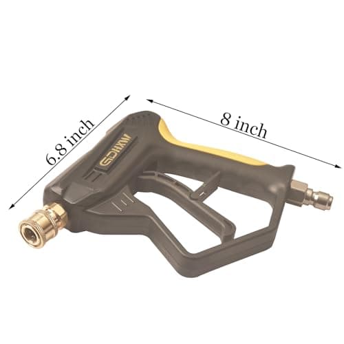 GDHXW Quick Connect 5000PSI Short Pressure Washer Gun, 5 Nozzle Tips, Light Duty Foam Cannon