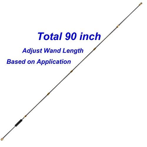 Pressure Washer Extension Wand for Daily Use, 90 Inch Power Washer Lance, 1/4 Inch Quick Connect, M22, 4000 PSI