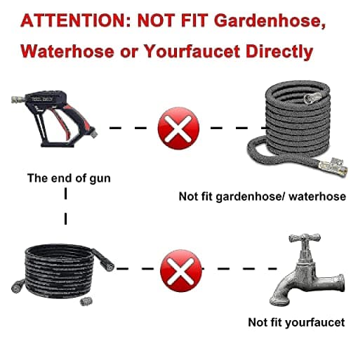 Simplified Tool Daily Short Pressure Washer Gun with Foam Cannon