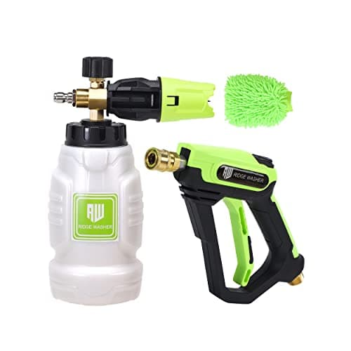 RIDGE WASHER Pressure Washer Gun with Foam Cannon Kit, 1 Liter
