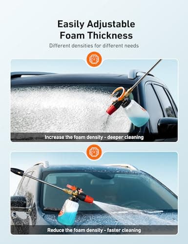 AstroAI Heavy Duty Car Foam Blaster with 1L Bottle & 5 Nozzles