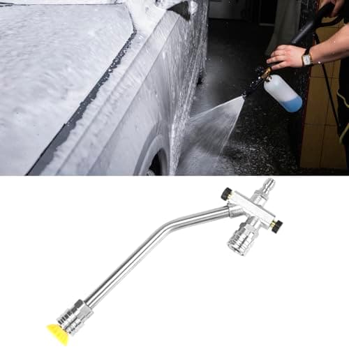 QWORK Foam Cannon Accessory for Pressure Washer - 5 Nozzles, Quick Connect, Dual Function