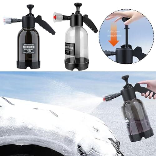 2 L White Foam Sprayer for Car Wash and Home Cleaning