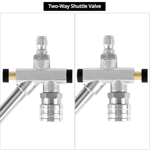 QWORK Foam Cannon Accessory for Pressure Washer - 5 Nozzles, Quick Connect, Dual Function
