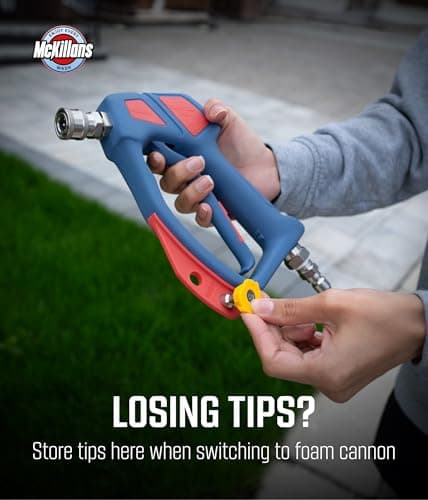 McKillans Swivel Gun Pro - High Pressure Water Handle with Quick Connector Coupler - Compatible with Power Washer and Fo