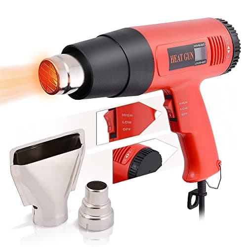 Newistoh Tool Kit with Heat Gun, Car Wrap Tools, Felt Squeegee, Tucking Tool, Gloves, Magnets Holder