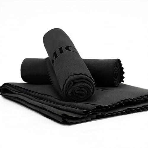 PINGMIC 12"×12" Lint-Free Gray Silicon Gun Cleaning Cloth