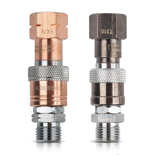 Oxy Acetylene Quick Connect Fittings | Cutting Torch Coupler Set