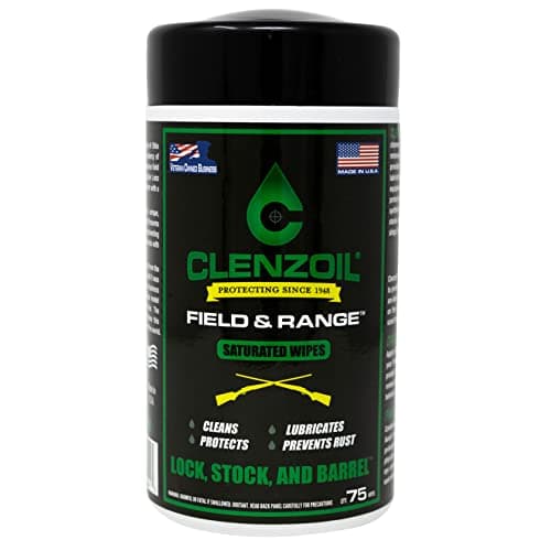 Clenzoil Field & Range CLP Pre-Saturated Gun Cleaning Wipes - 75 Pack