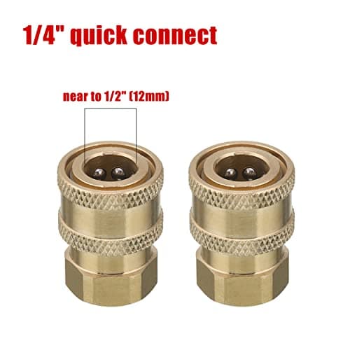 Tool Daily 1/4 Inch Quick Connect Pressure Washer Coupler