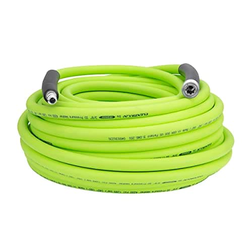 ZillaGreen Flexzilla Pressure Washer Hose, 50 ft., M22 Fittings - HFZPW3450M-E