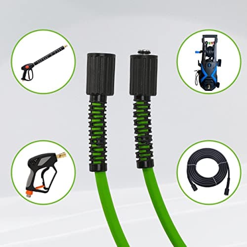 3600 PSI Kink Resistant Pressure Washer Hose, 50 FT, Universal Compatible – PWACCS Extension Hose