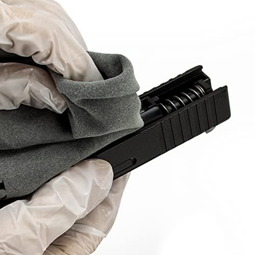 PINGMIC 12"×12" Lint-Free Gray Silicon Gun Cleaning Cloth