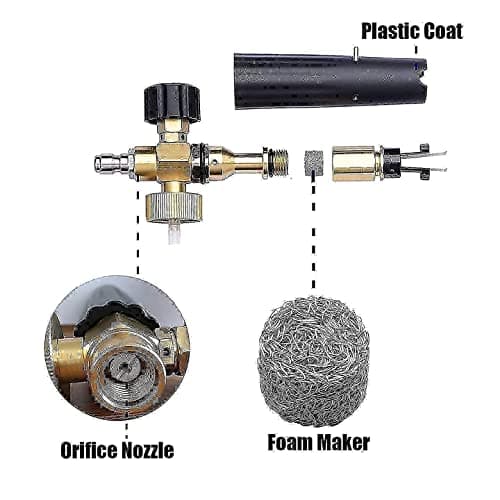Simplified Tool Daily Short Pressure Washer Gun with Foam Cannon