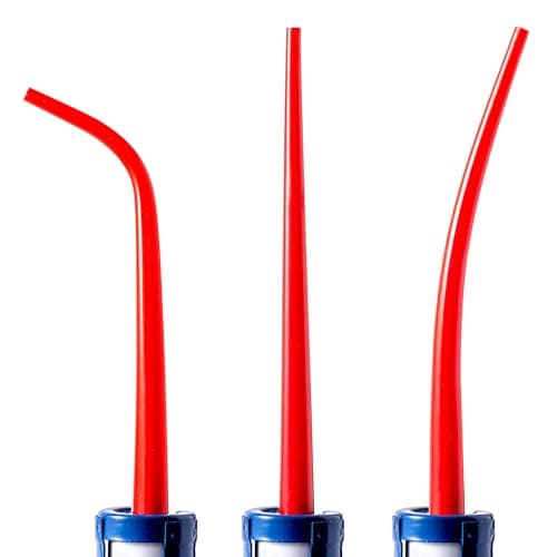 Extra Long 3-Pack Caulking Gun Extension Tips & Nozzles