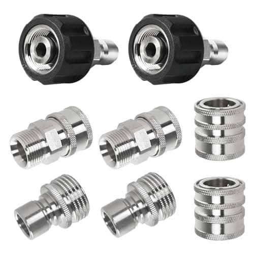 Hourleey M22 Metric Quick Disconnect Kit, 8 Pack