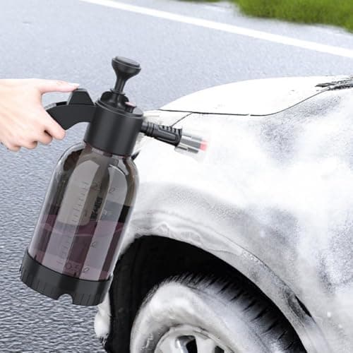2 L White Foam Sprayer for Car Wash and Home Cleaning