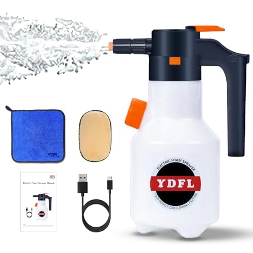 2L Electric Foam Sprayer with USB Charge for Home, Garden, and Car Cleaning