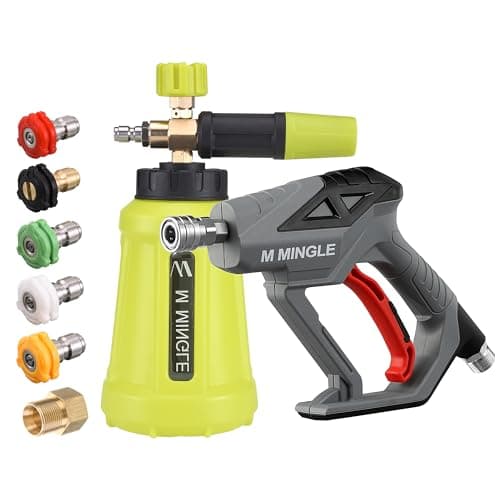 M MINGLE High Pressure Washer Gun 4000 PSI Snow Foam Lance Kit