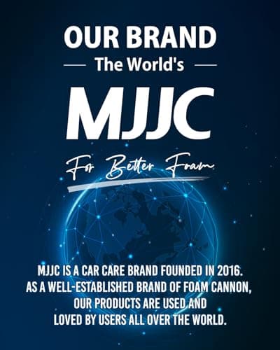 MJJC Foam Cannon Pro V2.0 - Thick Snow Foam for Pressure Washer (1/4" Quick Connector + SOAP Sample)