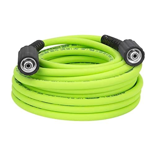 ZillaGreen Flexzilla Pressure Washer Hose, 50 ft., M22 Fittings - HFZPW3450M-E