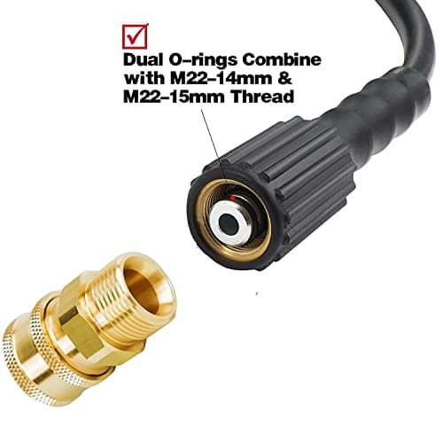 Hourleey M22 Metric Quick Disconnect Kit, 8 Pack